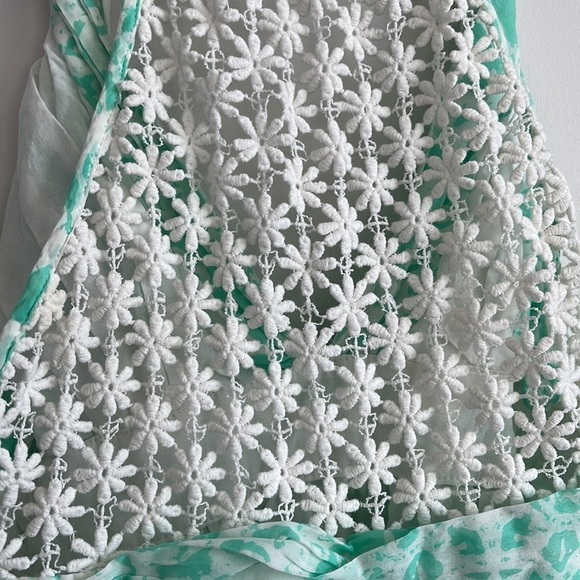 GUESS GREEN TWISTED STRAP HIGH LOW DRESS SIZE 2 - Picture 6 of 10